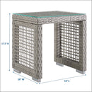 Sean Outdoor Patio Wicker Rattan Side Table
