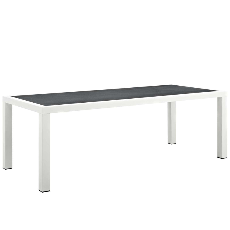 Emory 90.5" Outdoor Patio Aluminum Dining Table