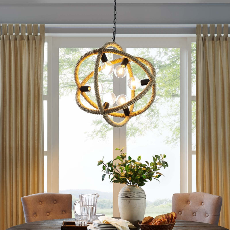 Spencer Rope Pendant Chandelier