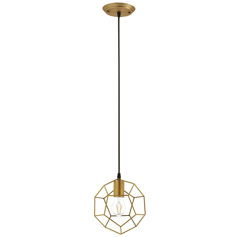Ryder Gold Metal Ceiling Fixture