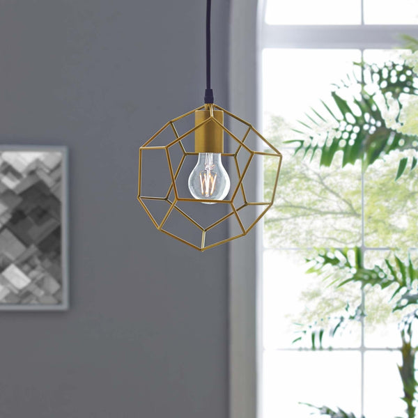 Ryder Gold Metal Ceiling Fixture