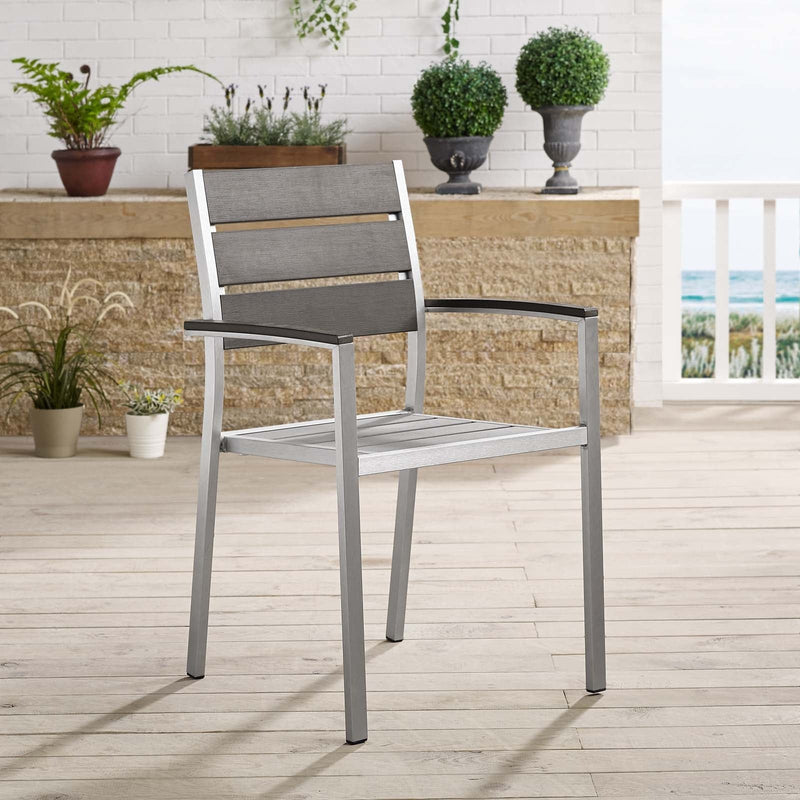 Aviana Outdoor Patio Aluminum Dining Armchair