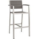 Aviana Bar Stool Outdoor Patio Aluminum Set of 2