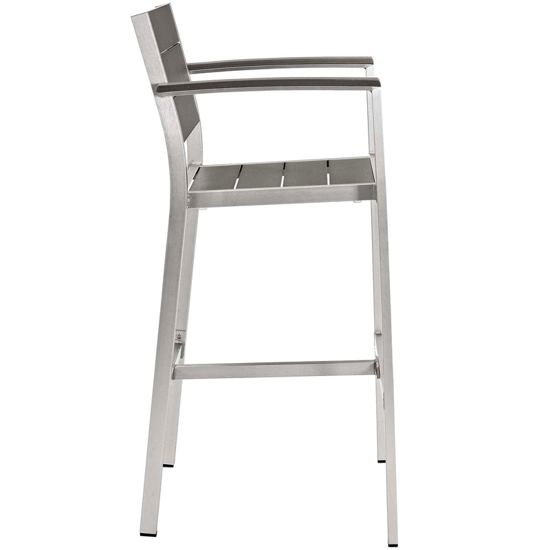 Aviana Bar Stool Outdoor Patio Aluminum Set of 2
