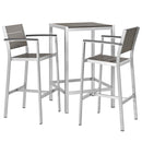 Aviana 3 Piece Outdoor Patio Aluminum Pub Set