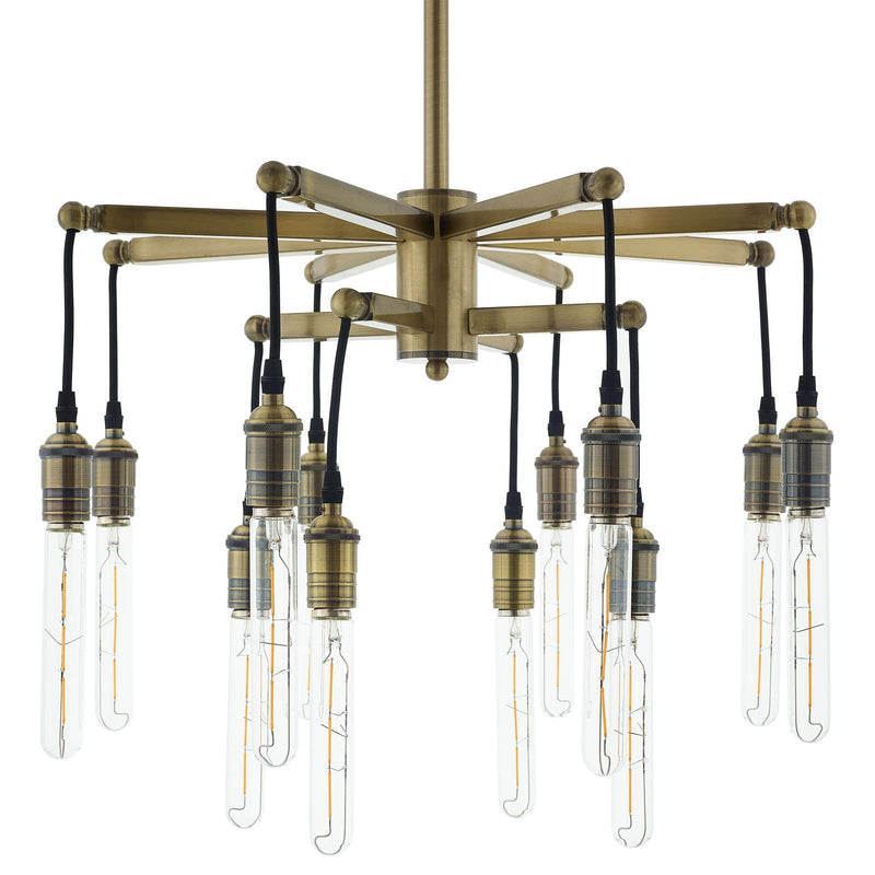 Melvin Antique Brass Ceiling Light Pendant Chandelier