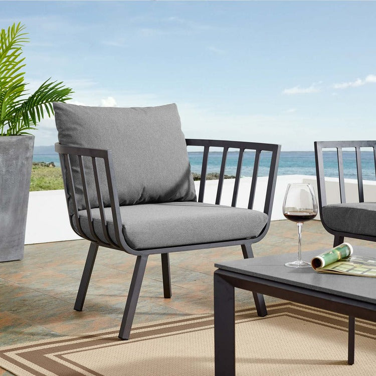 Howard Outdoor Patio Aluminum Armchair