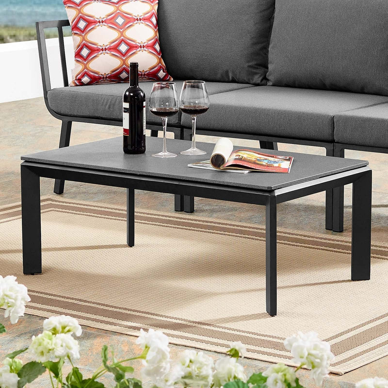 Howard Aluminum Outdoor Patio Coffee Table