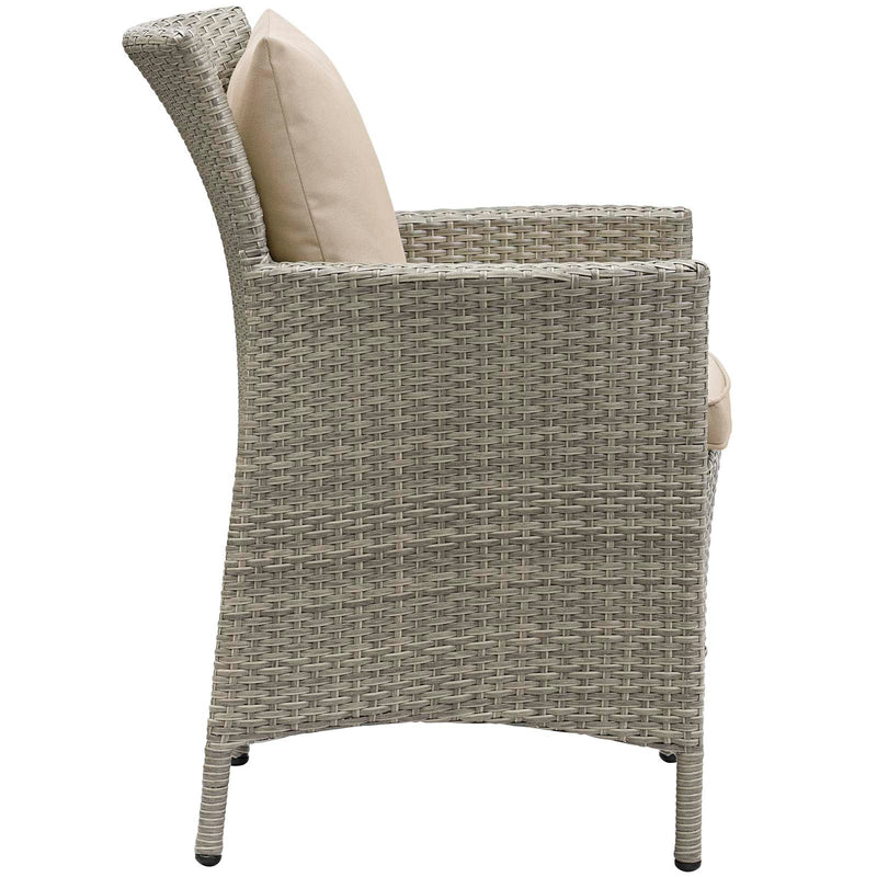 Maisie 5 Piece Outdoor Patio Wicker Rattan Dining Set