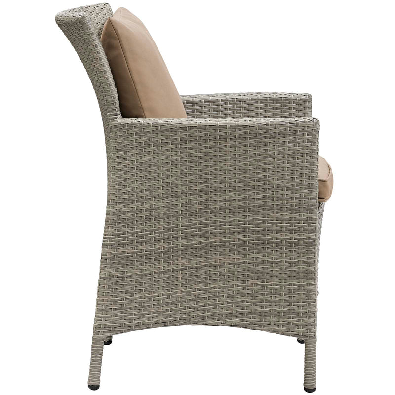 Maisie 5 Piece Outdoor Patio Wicker Rattan Dining Set