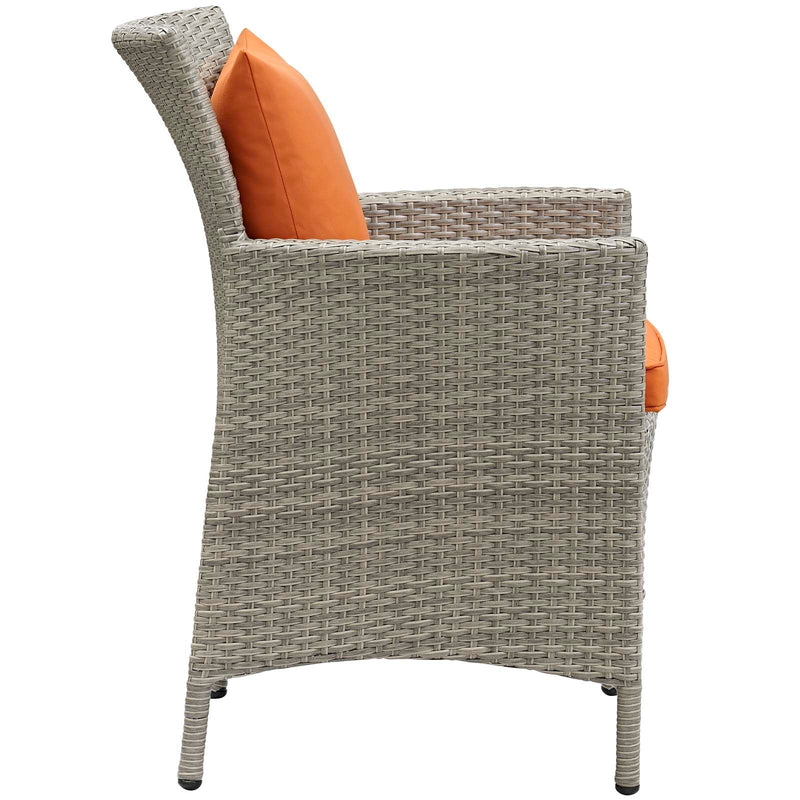 Maisie 5 Piece Outdoor Patio Wicker Rattan Dining Set
