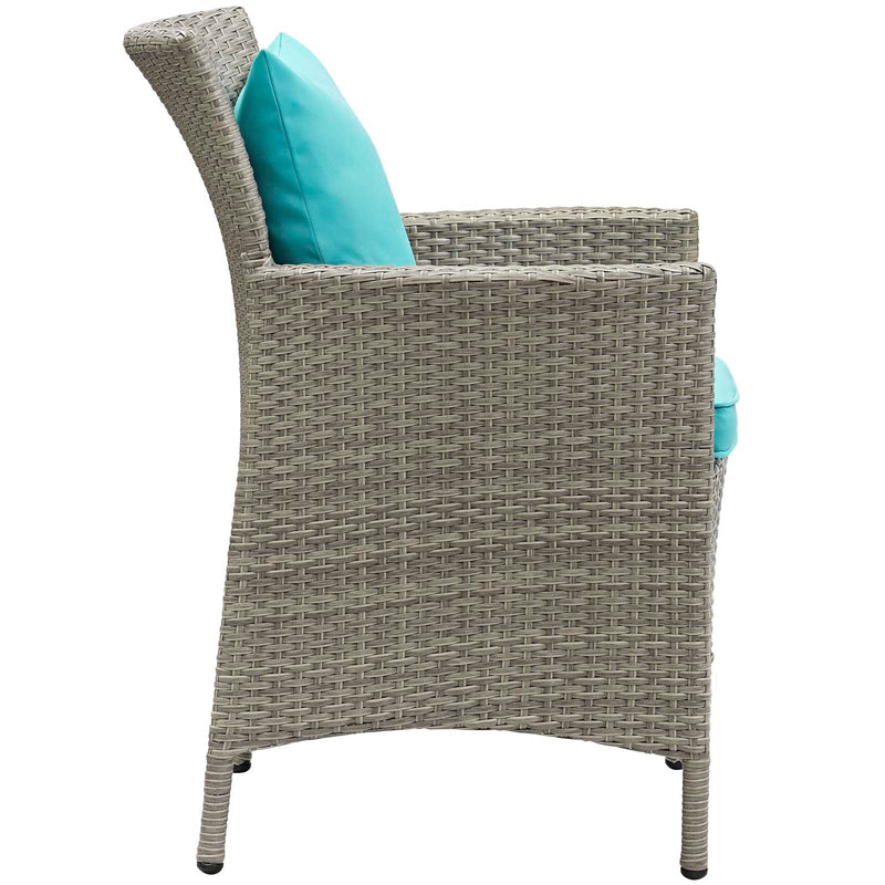 Maisie 5 Piece Outdoor Patio Wicker Rattan Dining Set