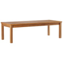 Arleth Outdoor Patio Teak Wood Coffee Table