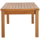 Arleth Outdoor Patio Teak Wood Coffee Table
