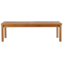 Arleth Outdoor Patio Teak Wood Coffee Table