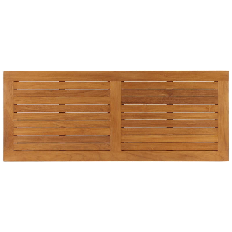 Arleth Outdoor Patio Teak Wood Coffee Table