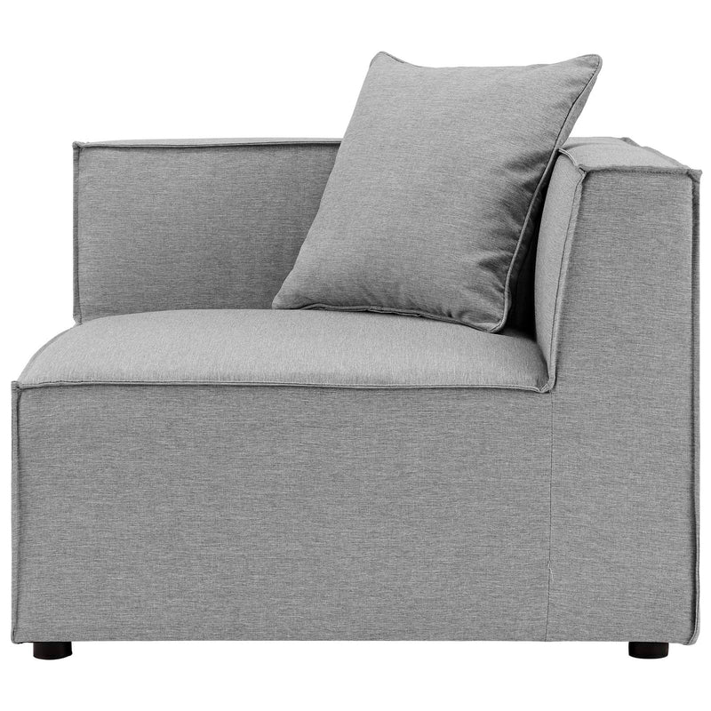 Alaya Outdoor Patio Upholstered Sectional Sofa Corner Chair
