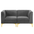 Arianna Upholstered Fabric Loveseat