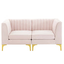 Arianna Upholstered Fabric Loveseat