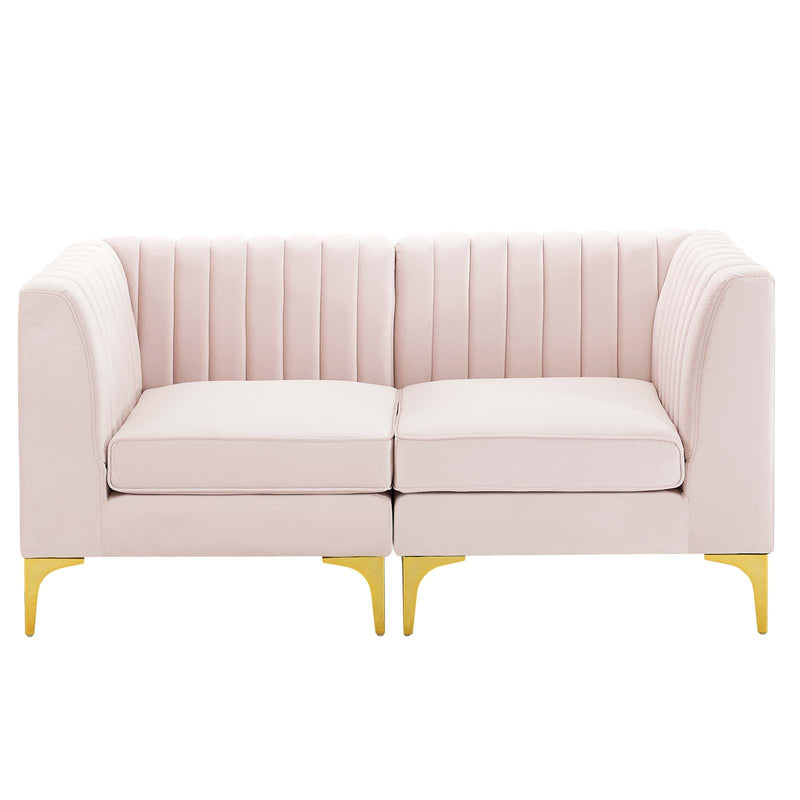 Arianna Upholstered Fabric Loveseat