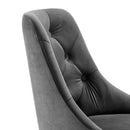 Jude Tufted Swivel Performance Velvet Office Chair