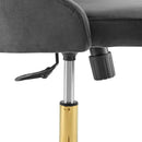 Jude Tufted Swivel Performance Velvet Office Chair