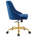 Jude Tufted Swivel Performance Velvet Office Chair