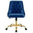 Jude Tufted Swivel Performance Velvet Office Chair