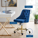 Jude Tufted Swivel Performance Velvet Office Chair