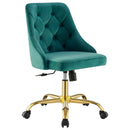 Jude Tufted Swivel Performance Velvet Office Chair