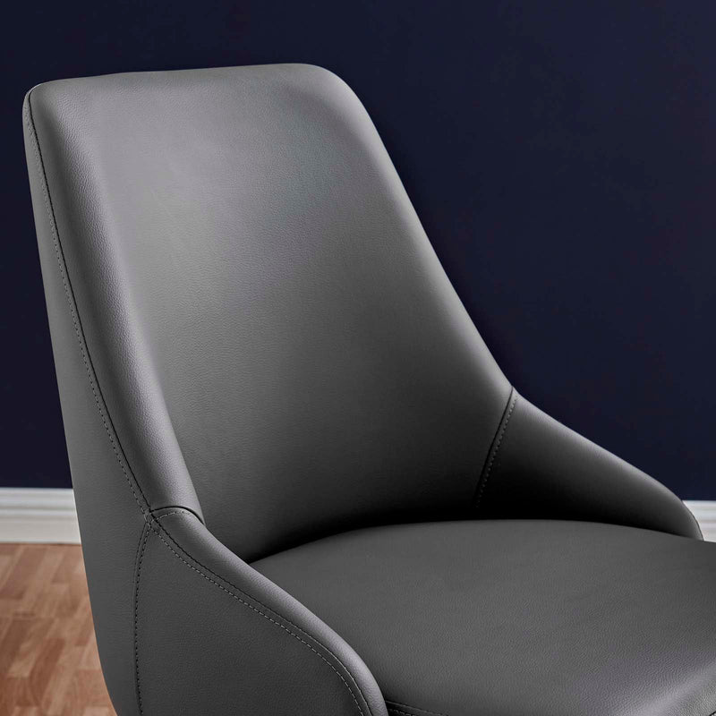 Vincent Swivel Vegan Leather Office Chair