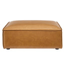 Rhea Vegan Leather Ottoman