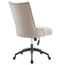 Pedro Channel Tufted Fabric Office Chair