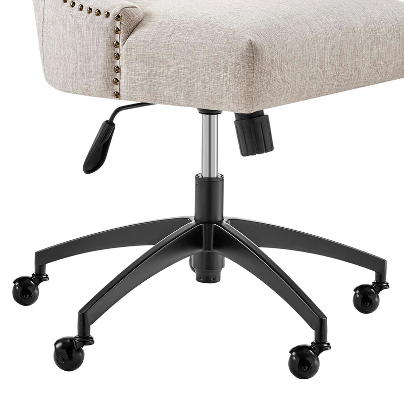 Pedro Channel Tufted Fabric Office Chair