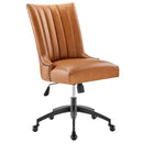 Marisol Channel Tufted Vegan Leather Office Chair