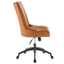 Marisol Channel Tufted Vegan Leather Office Chair