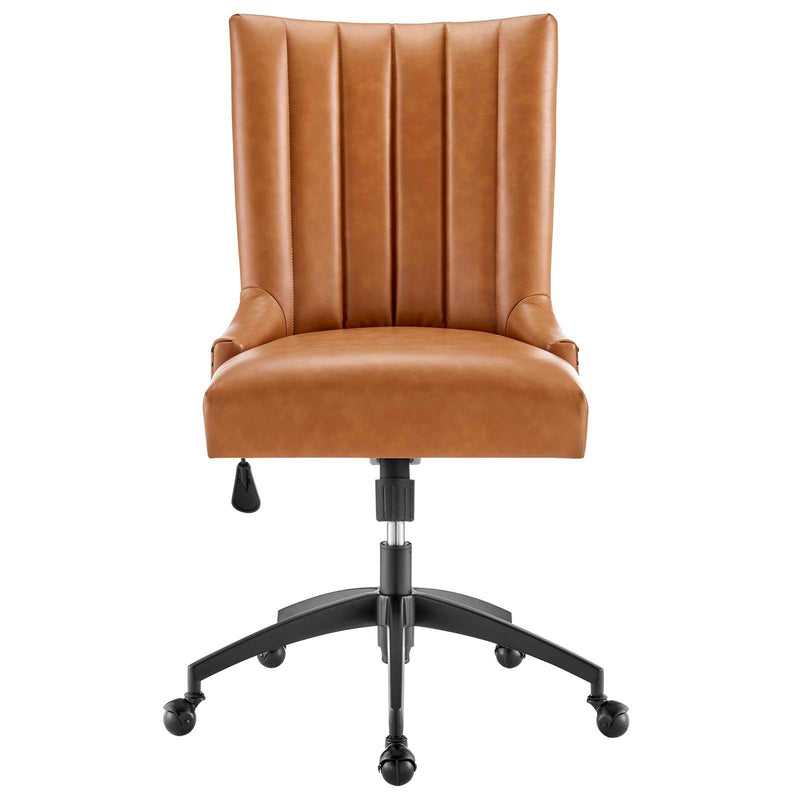 Marisol Channel Tufted Vegan Leather Office Chair