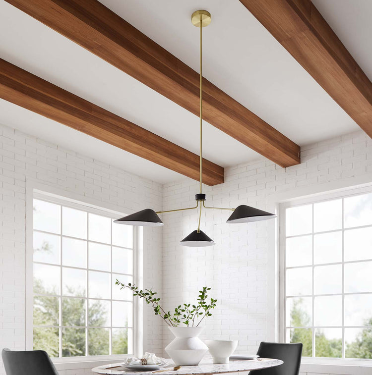 Bryce 3-Light 14" Arm Pendant