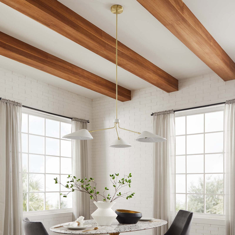 Bryce 3-Light 14" Arm Pendant