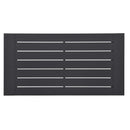 Lionel Outdoor Patio Powder-Coated Aluminum Coffee Table