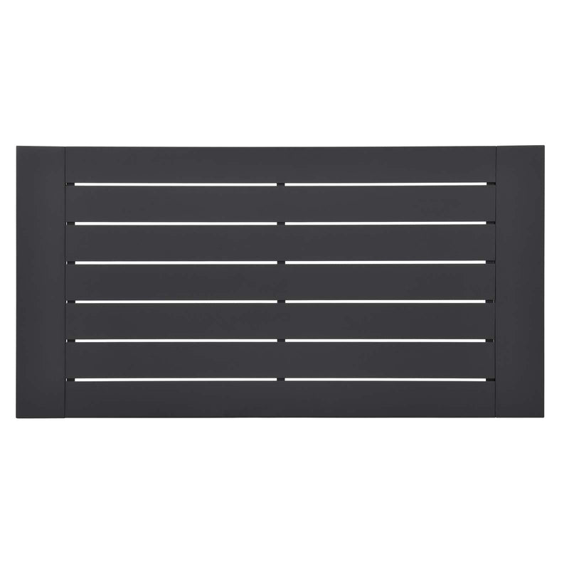 Lionel Outdoor Patio Powder-Coated Aluminum Coffee Table