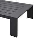 Lionel Outdoor Patio Powder-Coated Aluminum Coffee Table