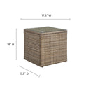 Xavier Outdoor Patio Side Table