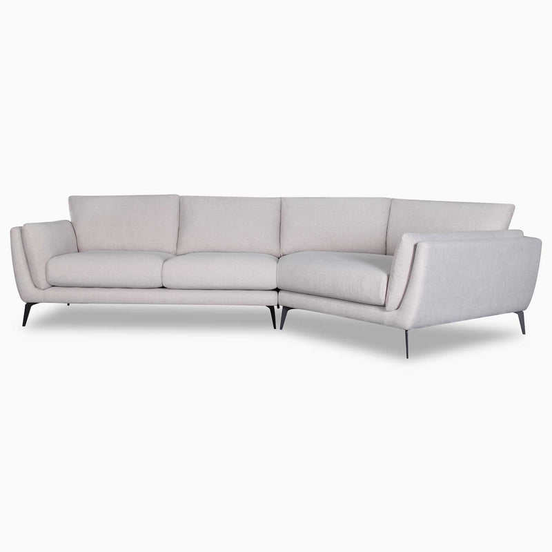 The Lyra Oat Right-Facing Chaise Sectional by Clayson Design