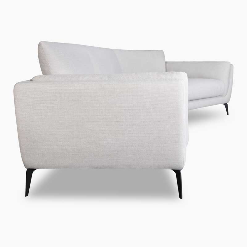 The Lyra Oat Right-Facing Chaise Sectional by Clayson Design