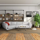 The Lennox Angled Chaise Sectional by Clayson Design