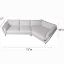 The Lyra Oat Right-Facing Chaise Sectional by Clayson Design