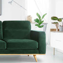The Orson Velvet Mid-Mod Sectional by Clayson Design