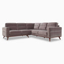 The Orson Velvet Mid-Mod Sectional by Clayson Design