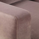 The Orson Velvet Mid-Mod Sectional by Clayson Design